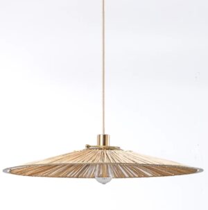 Entry Pendant Light – Raffia Parasol Pendant