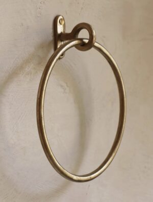 Powder Room Towel Ring – Towel Ring Forme No13 – Bronze